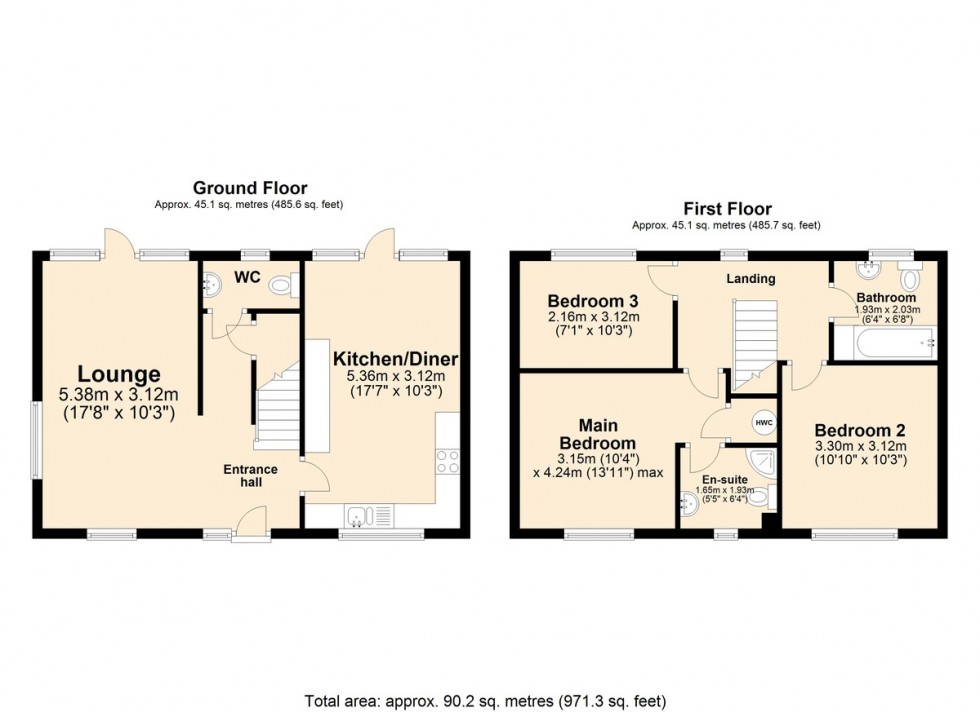 Floorplan for The Stables, Watton