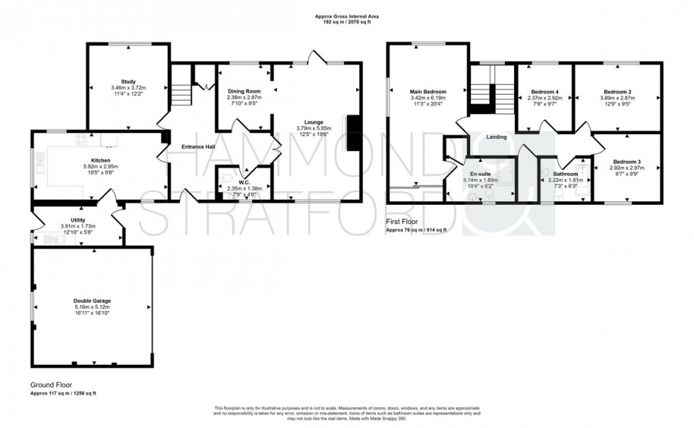 Floorplan for Greys Manor, Banham
