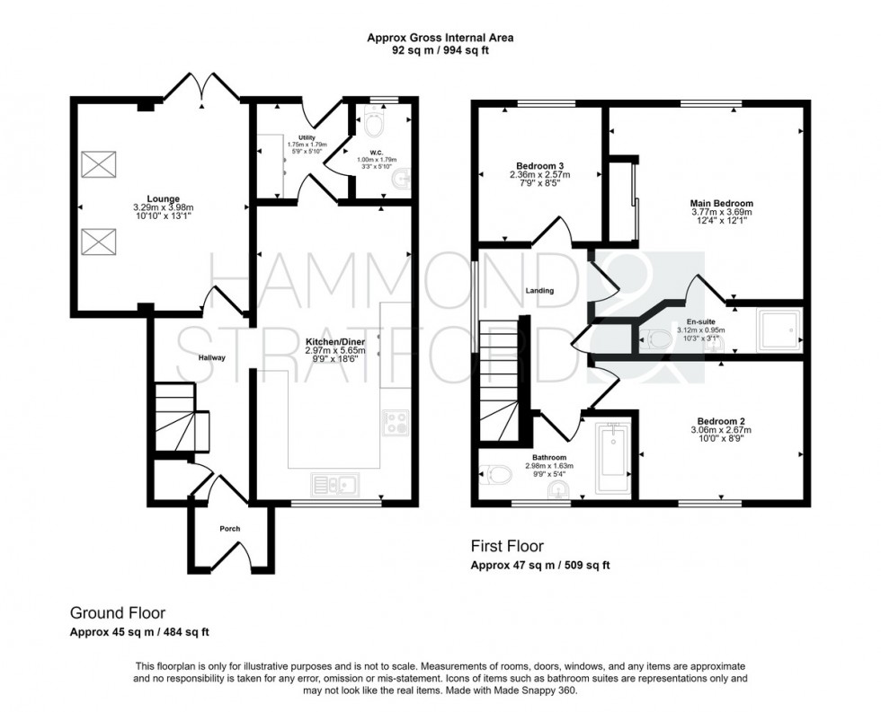 Floorplan for St. Leger, Long Stratton
