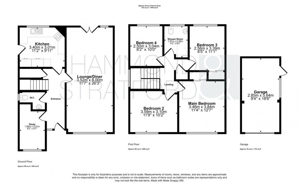 Floorplan for Primula Drive, Norwich