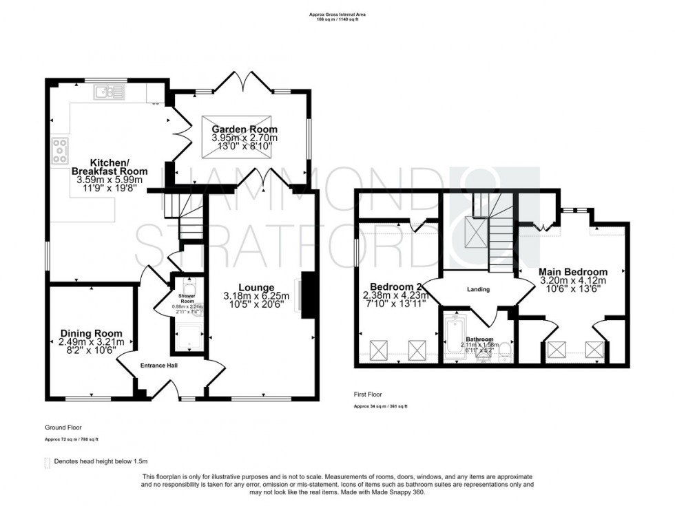 Floorplan for Greenwood Drive, Garvestone