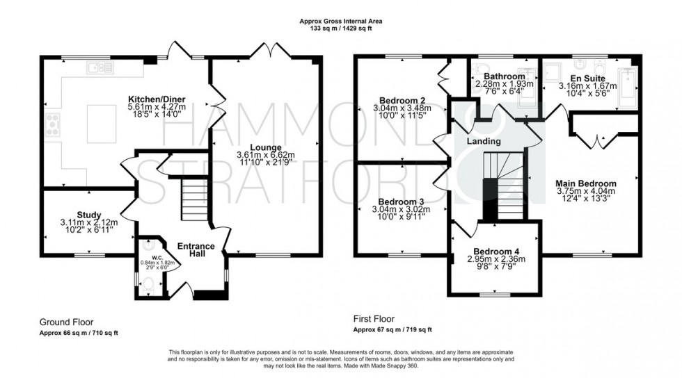 Floorplan for Oatfield Chase, Mulbarton