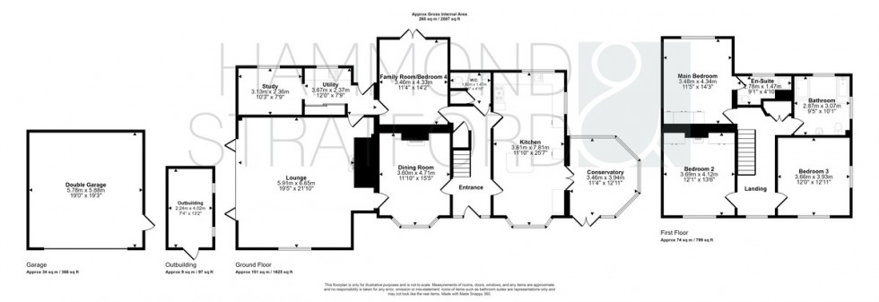 Floorplan for Norwich Road, Attleborough