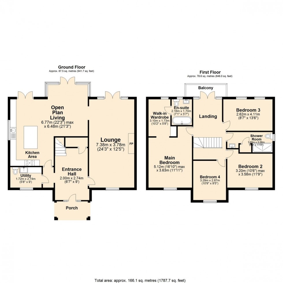 Floorplan for Hale Road, Ashill