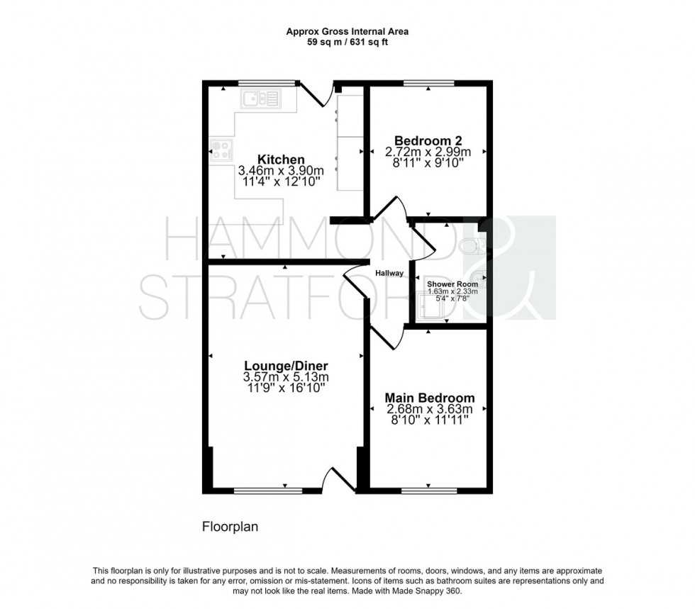 Floorplan for Malthouse Road, Hethersett