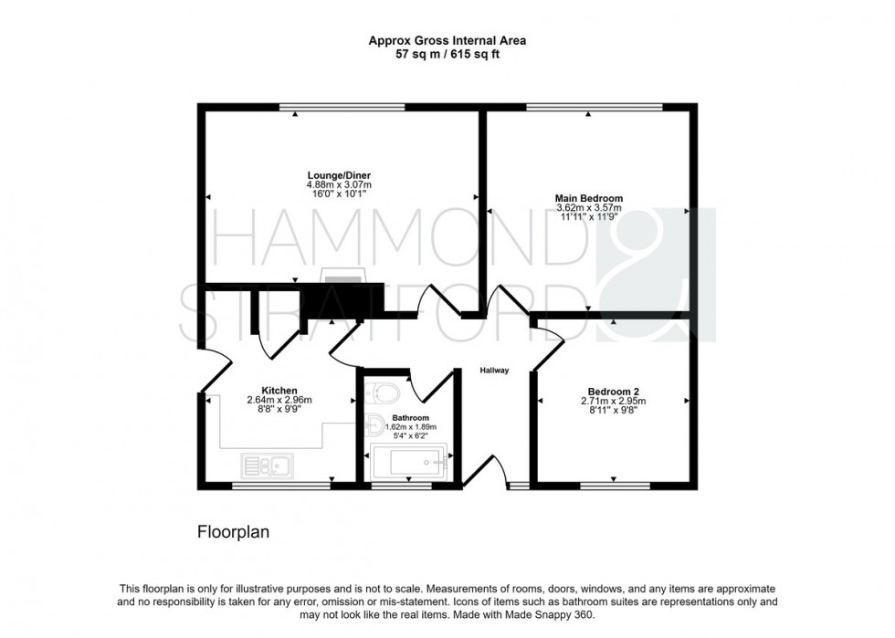 Floorplan for Apple Close, Banham