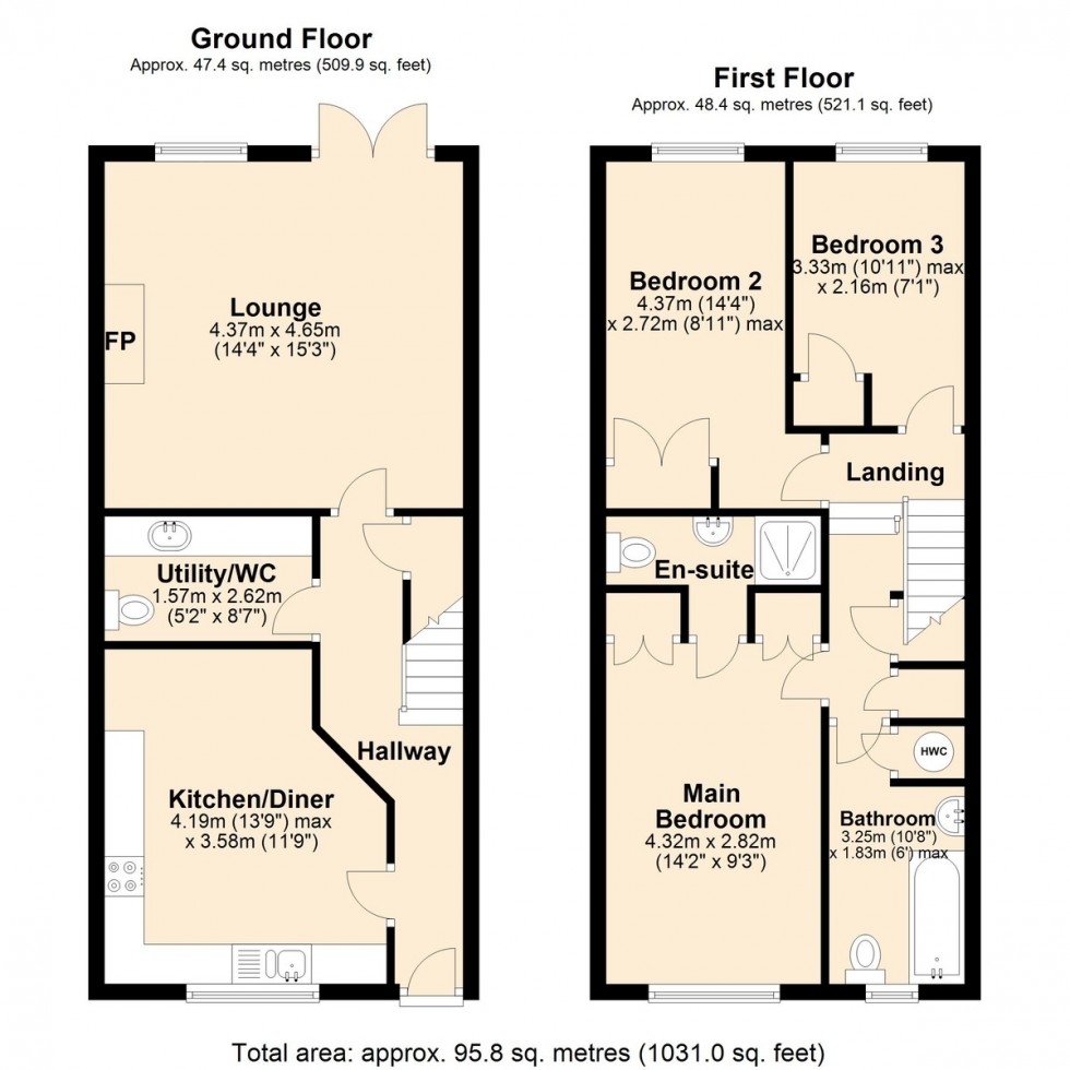 Floorplan for Garboldisham Road, East Harling