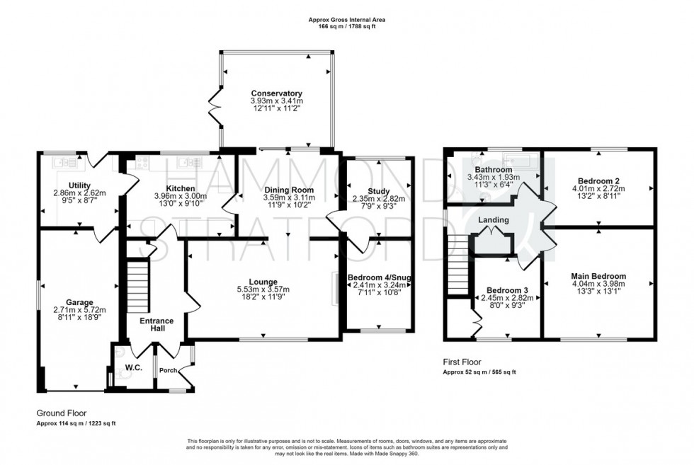 Floorplan for Hall Moor Road, Hingham