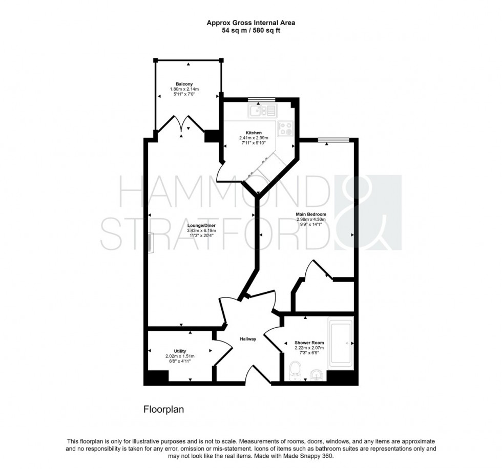 Floorplan for Westfield View, Eaton