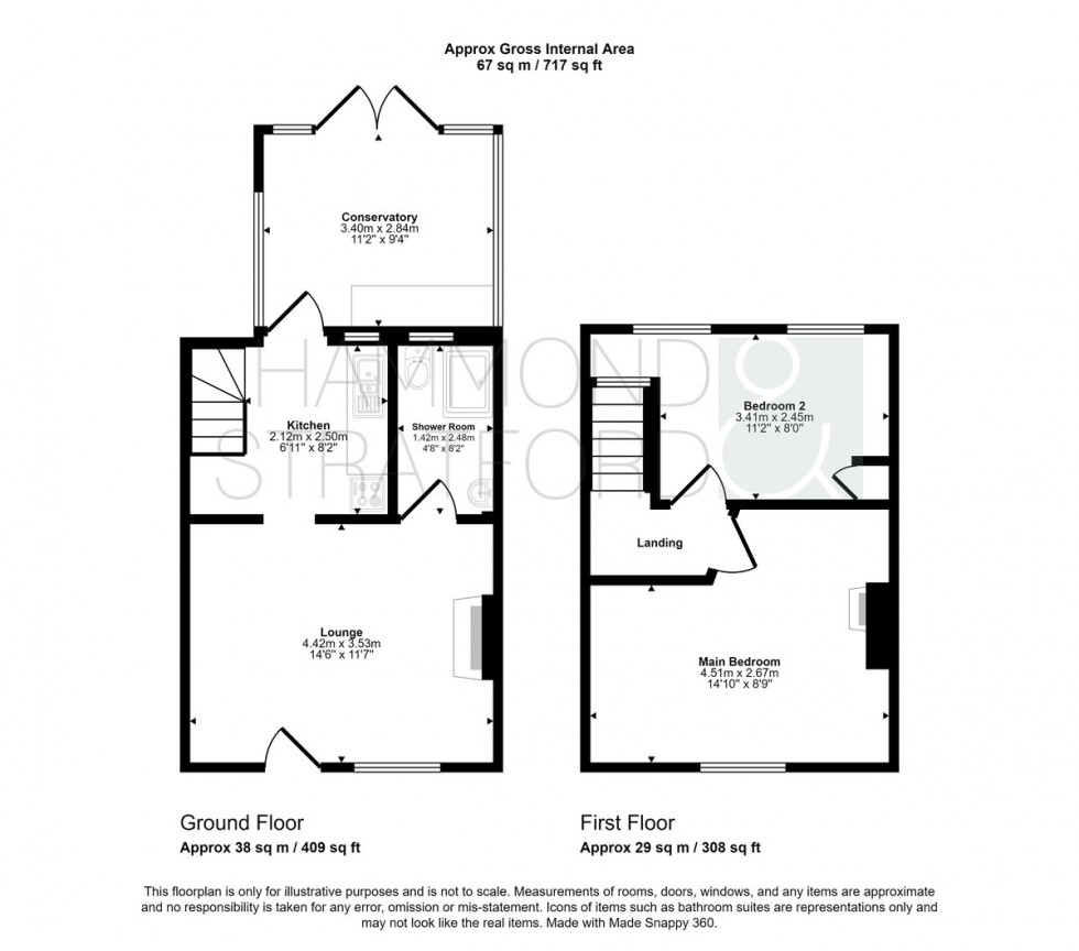 Floorplan for Market Street, Shipdham