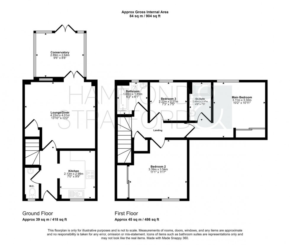 Floorplan for Tummel Way, Attleborough