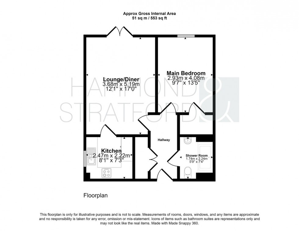 Floorplan for Westfield View, Norwich