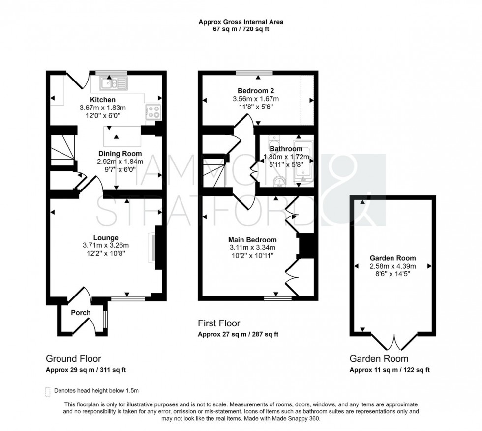 Floorplan for Henstead Road, Hethersett