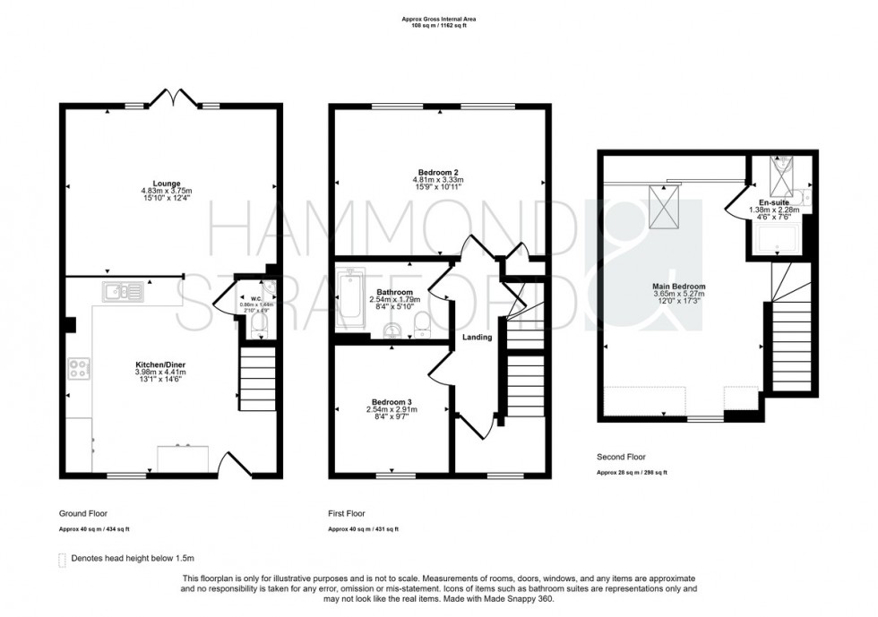 Floorplan for Tortoiseshell Drive, Attleborough