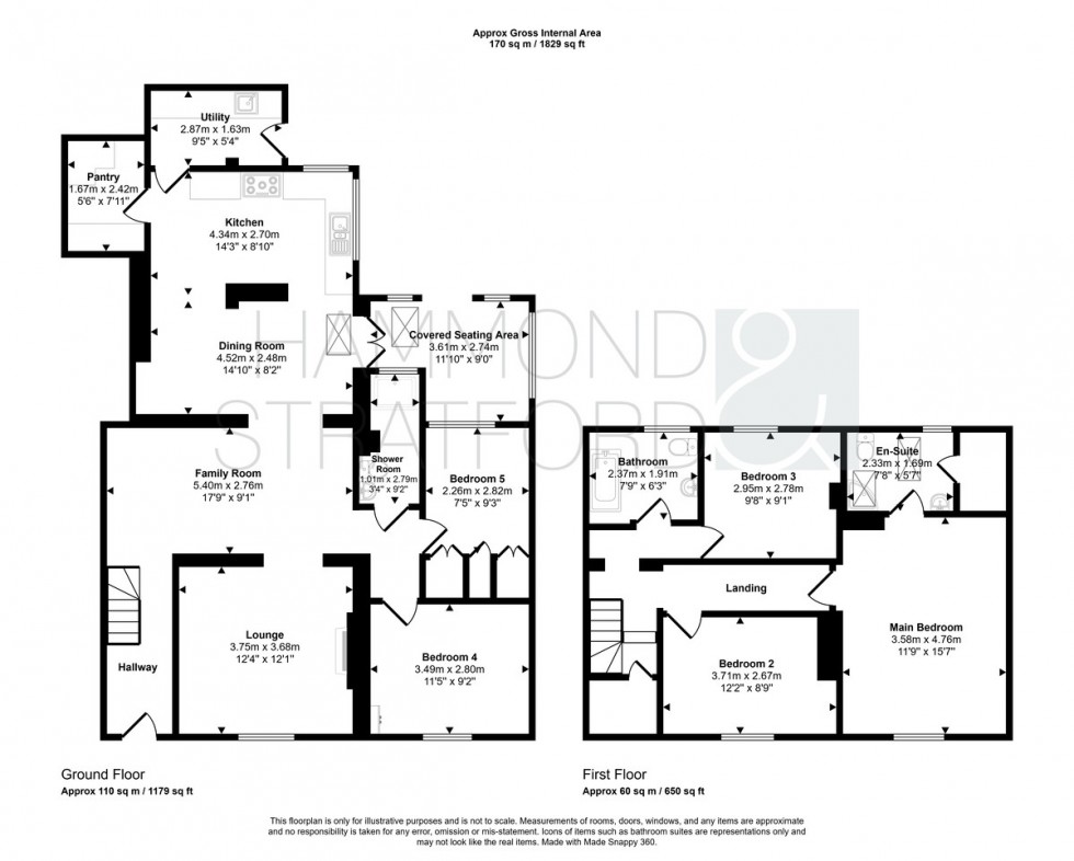 Floorplan for Mill Road, Hethersett