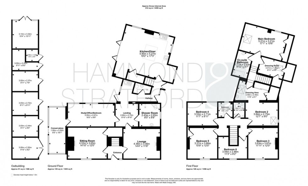 Floorplan for School Lane, Little Melton