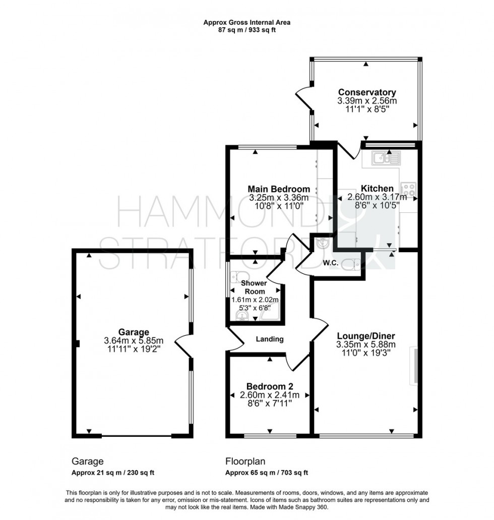 Floorplan for Granary Road, Attleborough