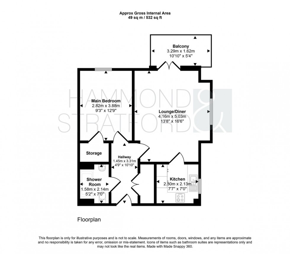 Floorplan for Westfield View, Eaton