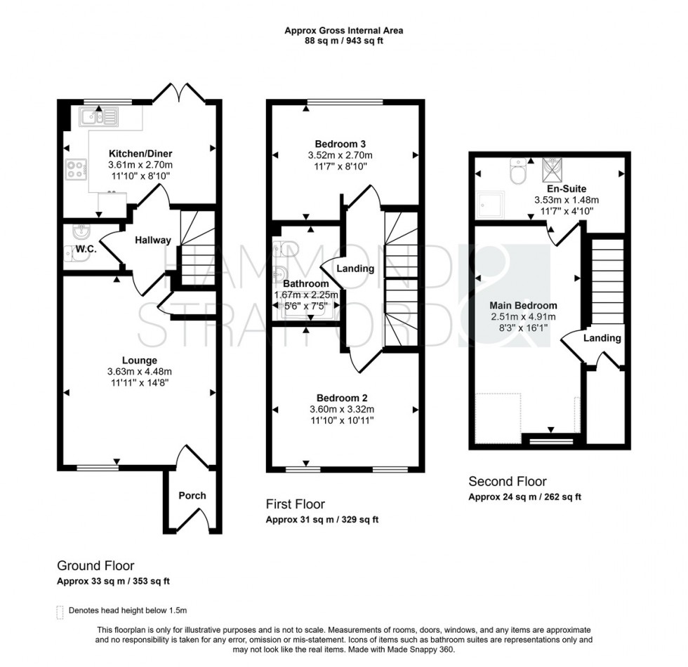 Floorplan for Sheppard Drove, Wymondham