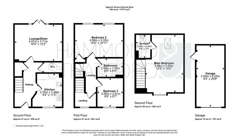 Floorplan for Frederick Grove, Hethersett