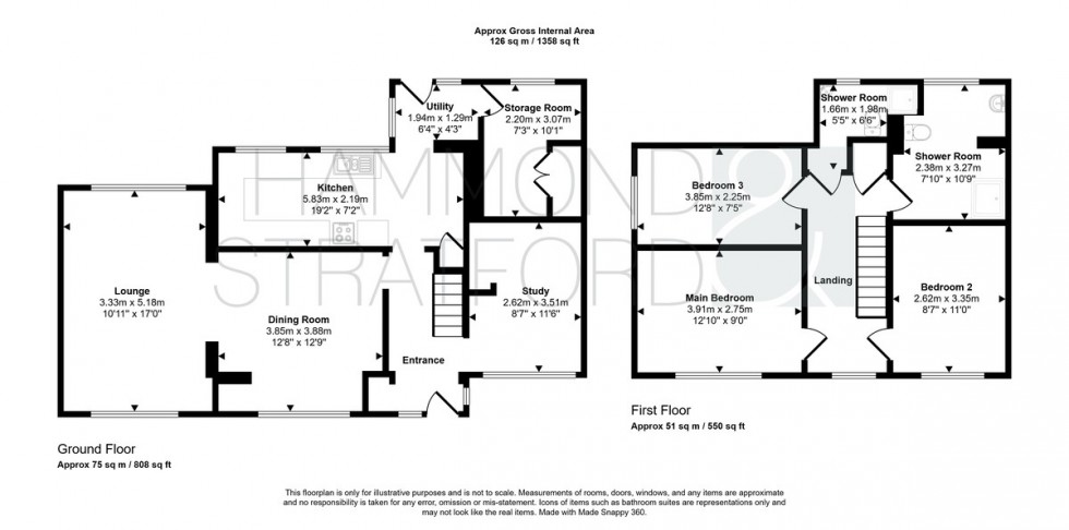 Floorplan for Alford Grove, Sprowston